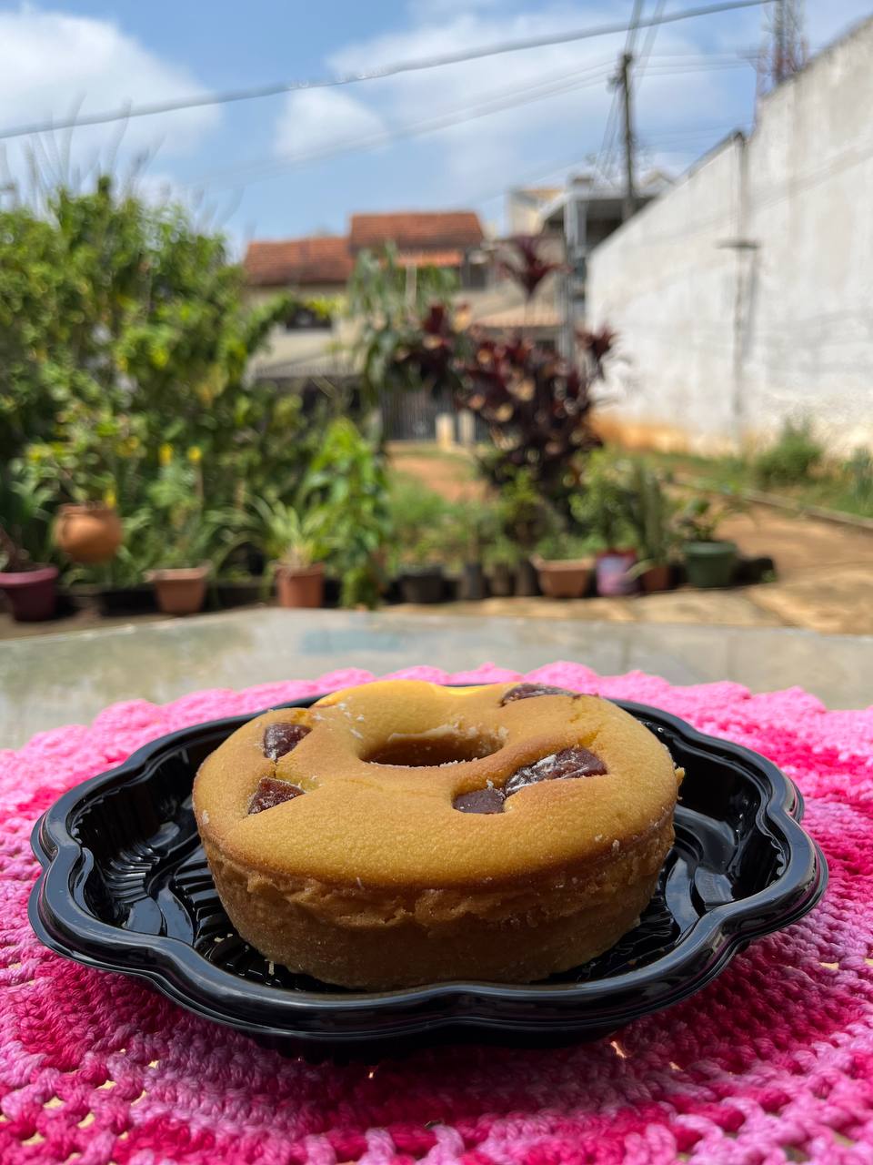 Bolo de Fuba com Goiabada